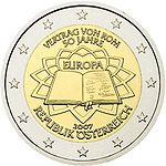 2 евро Австрия 2007 год РИМСКИЙ ДОГОВОР