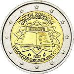 2 евро Бельгия 2007 год РИМСКИЙ ДОГОВОР