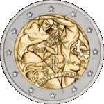 2 евро Италия 2008 год 60 лет Декларации прав человека