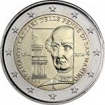 2 евро Сан-Марино 2014 год 500 лет со дня смерти Донато Браманте