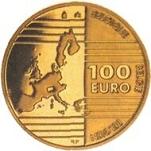 100 евро Бельгия 2002 г. Европейское объединение угля и стали