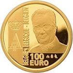 100 евро Бельгия 2003 г. 200 лет французской монетной реформе 1803 г.