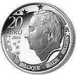 20 евро Бельгия 2005 год ЧМ по Футболу-2006