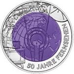 25 евро Австрия 2005 г. 50 лет Австрийскому телевидению
