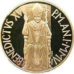 50 евро Ватикан 2005 год Крещение Христа