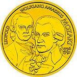 50 евро Австрия 2006 год Вольфган Амадей Моцарт