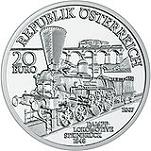 20 евро Австрия 2007 год Австрийская Южная железная дорога