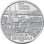 10 евро Австрия 2008 год Монастырь Клостернойбург