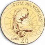 20 евро Ватикан 2008 год Скульптура Геракла