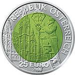 25 евро Австрия 2008 год Очарование света