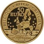 50 евро 2010 год Бельгия 100-летие открытия королевского музея Центральной Африки