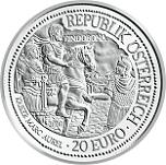 20 евро Австрия 2010 год Лагерь Виндобона