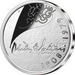 10 евро Финляндия 2008 год 100 лет со дня рождения Мика Тойми Валтари