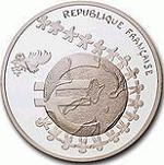 1/4 евро Франция 2002 год Детское евро