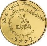 1/4 евро Франция 2002 год Детское евро