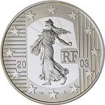 1,5 евро Франция 2003 год Прощай, Франк