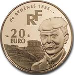20 евро Франция 2003 год От Афин-1896 к Афинам-2004