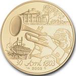 20 евро Франция 2003 год 200 лет со дня продажи Луизианы