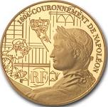 10 евро Франция 2004 год 200 лет со дня коронации Наполеона I