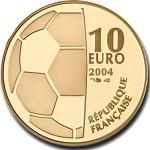 10 евро Франция 2004 год 100 лет ФИФА