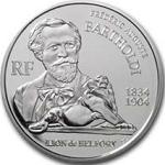1,5 евро Франция 2004 год 100 лет со дня смерти Ф. Бартольди