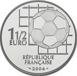 1,5 евро Франция 2004 год 100 лет ФИФА