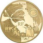 100 евро Франция 2005 год С Земли на Луну