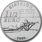 1,5 евро Франция 2005 год Биатлон
