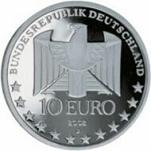 10 евро Германия 2002 год 100 лет метро в Германии