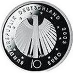10 евро Германия 2003 год Чемпионат мира по футболу - 2006