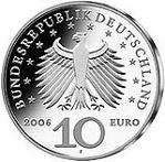 10 евро Германия 2006 год 225 лет со дня рождения К.Ф. Шинкеля