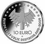 10 евро Германия 2009 год 100 лет международному авиакосмическому салону