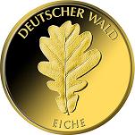 20 евро Германия 2010 год Леса Германии: Дуб