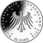 10 евро Германия 2012 год 200 лет сказкам братьев Гримм