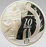 10 евро Ирландия 2006 год 100 лет со дня рождения Самюэля Беккета