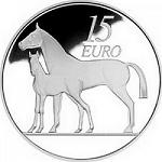 15 евро Ирландия 2010 год Лошадь