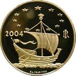 50 евро Италия 2004 год Искусство Европы: Дания. Бертель Торвальдсен