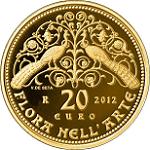 20 евро Италия 2012 год Флора в искусстве