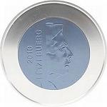 5 евро Люксембург 2010 год Замок Эш-сюр-Сюр