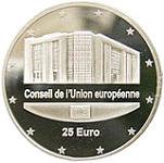 25 евро Люксембург 2005 год Совет Европейского союза