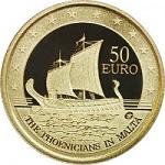 50 евро Мальта 2011 год Финикийцы на Мальте