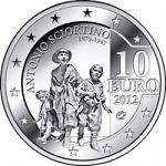 10 евро Мальта 2012 год Антонио Шортино
