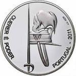2,5 евро Португалия 2011 год 100 лет Институту военного обучения