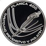 30 евро Словения 2010 год Чемпионат мира по прыжкам с трамплина в Планице
