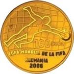 100 евро Испания 2004 год Чемпионат мира по футболу - 2006