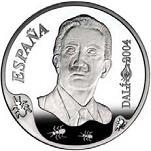 10 евро Испания 2004 год 100 лет со дня рождения Сальвадора Дали - Великий мастурбатор