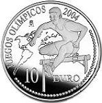 10 евро Испания 2004 год Олимпийские игры в Афинах