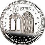 10 евро Испания 2007 год 5 лет введения Евро