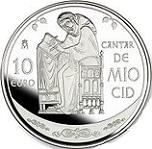 10 евро Испания 2007 год Песня о Сиде Кампеадоре