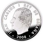 10 евро Испания 2008 год Король Испании Альфонс X